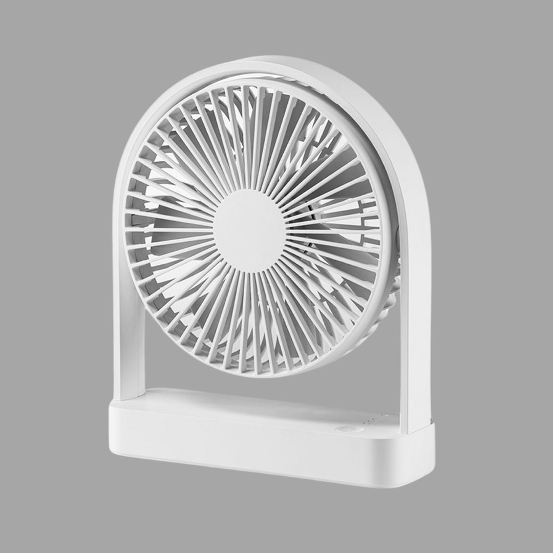 Ventilador de Mesa Portátil 2000mAh USB C Recargable – 3 Velocidades