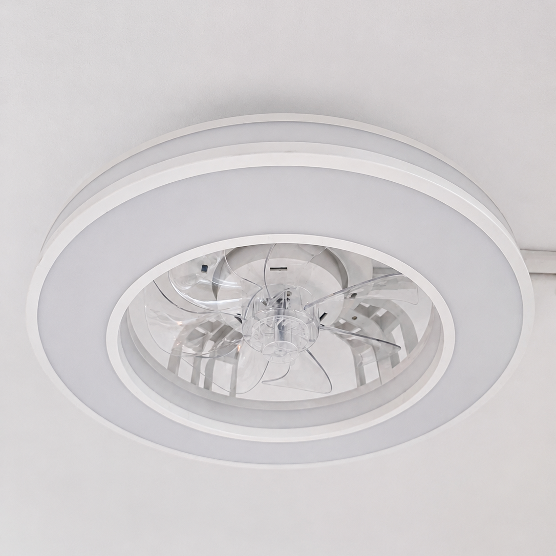 Ventilador de Techo DC LED Integrado 24W con Mando y Cambio de Tono