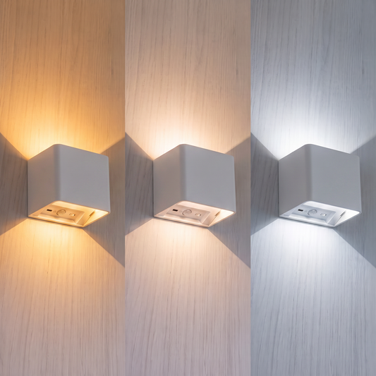 Applique murale avec interrupteur Serantes, lampe en métal réglable