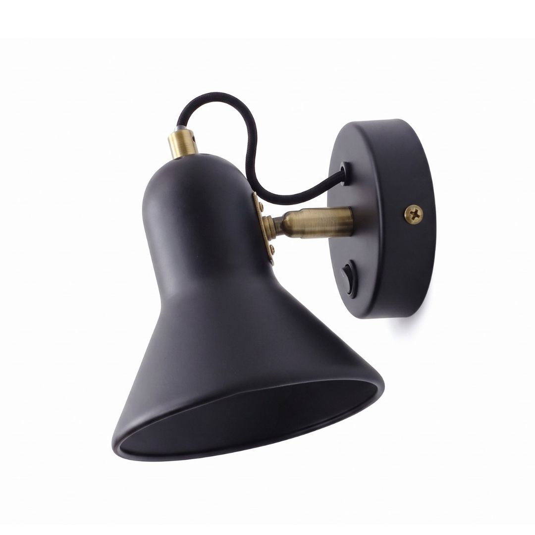 Aplique de Pared con Interruptor Direccionable de Metal