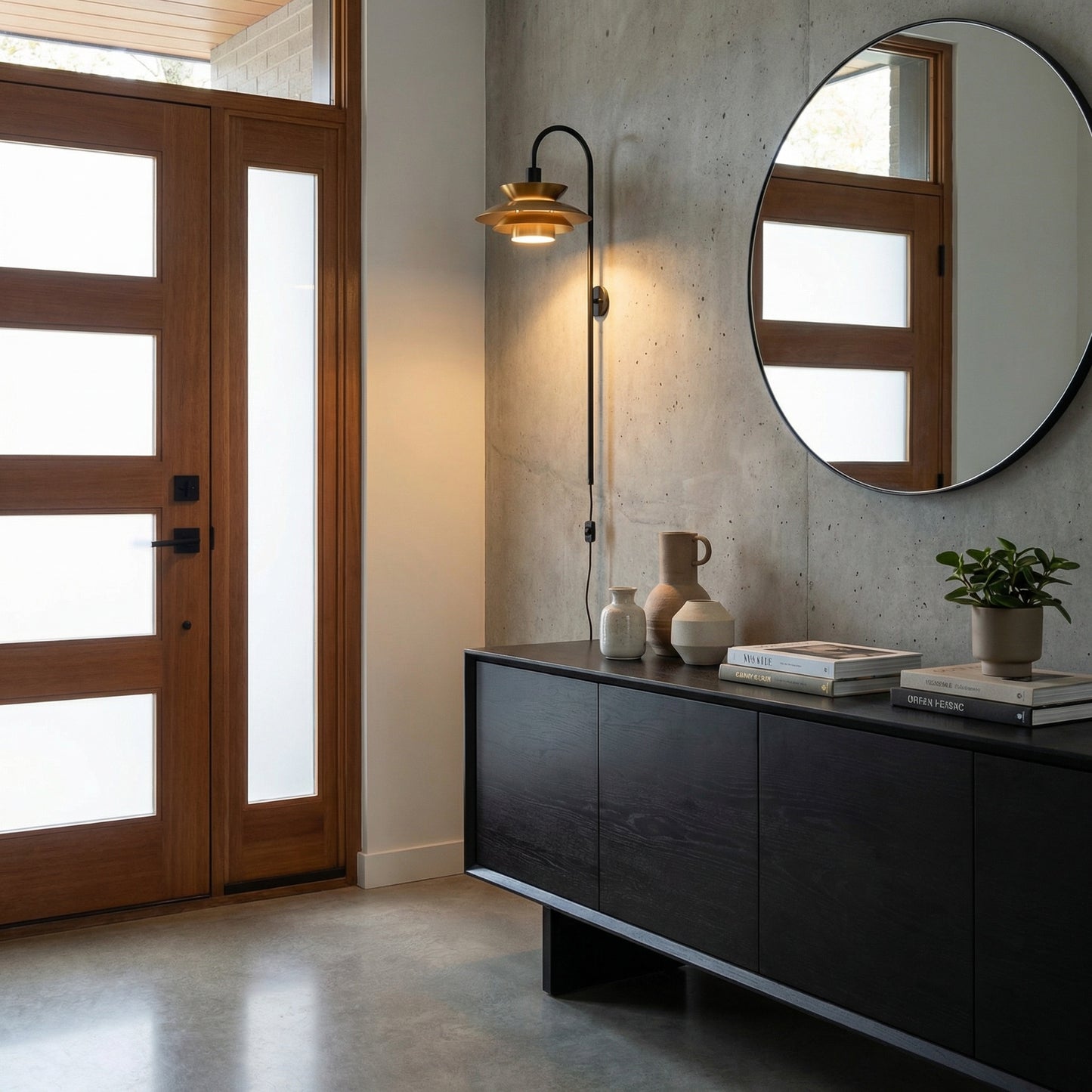 Aplique de Pared Moderno Oiz E27 con Tulipa Metálica Decorativa