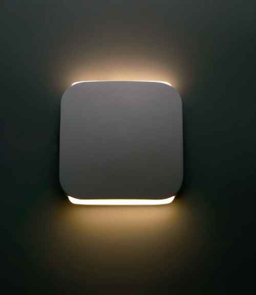 Aplique de parede LED preto para exterior com luz dupla 2 x 4,5W IP54
