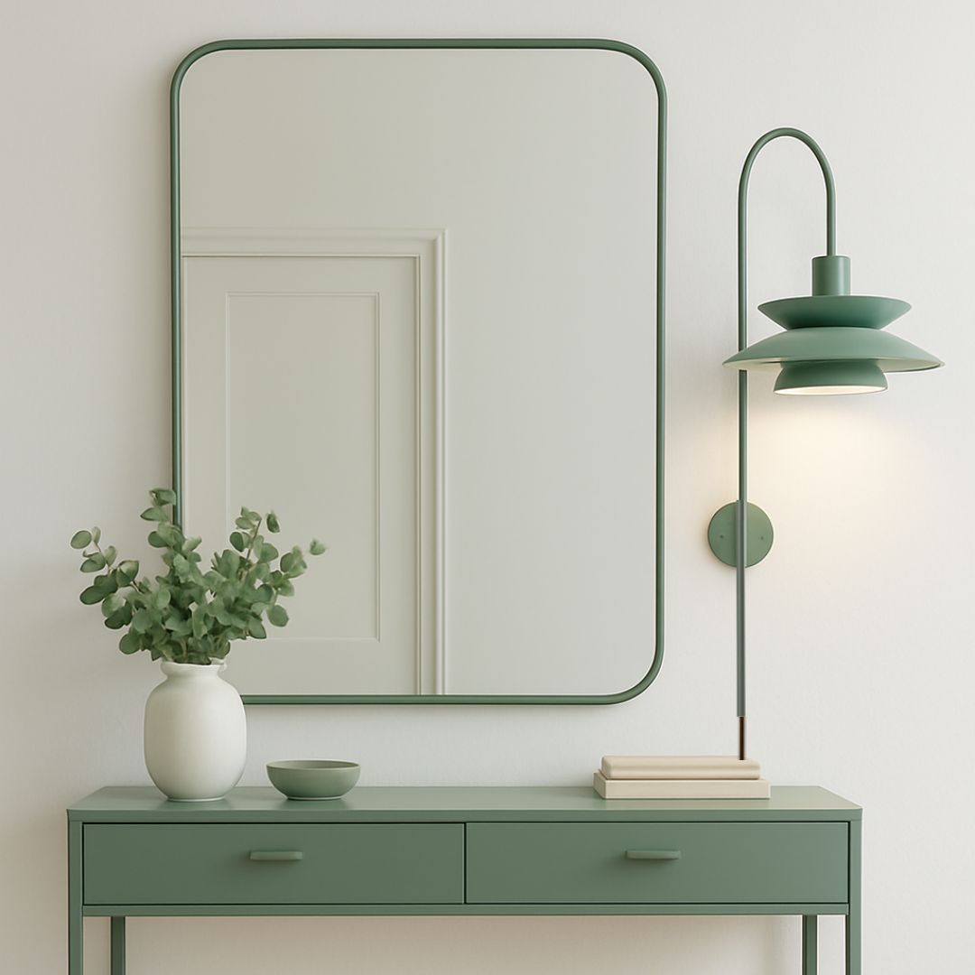 Aplique de Pared Oiz Moderno E27 con Tulipa Metálica y Detalles Dorados