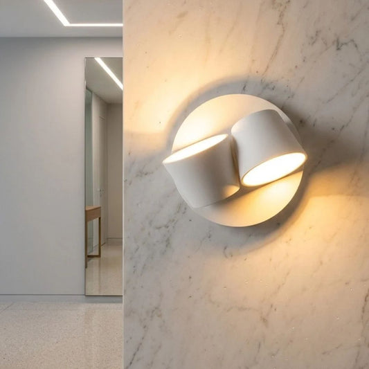 Aplique Led com 2 Focos Endereçáveis ​​2x6w 2700k