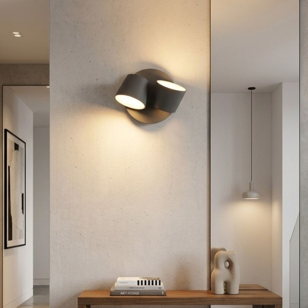 Aplique Led com 2 Focos Endereçáveis ​​2x6w 2700k
