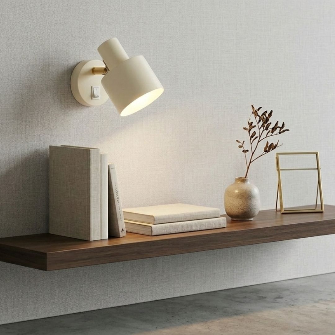 Aplique de Pared Orientable con Interruptor Serantes