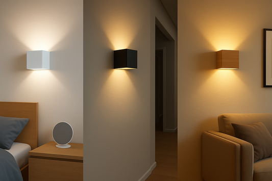 Aplique de pared LED sin Cables, Recargable con USB, con Cambio de Tono y Sensor