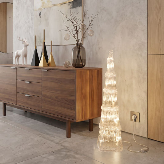 Sapin de Noël LED avec lumière chaude 90 cm