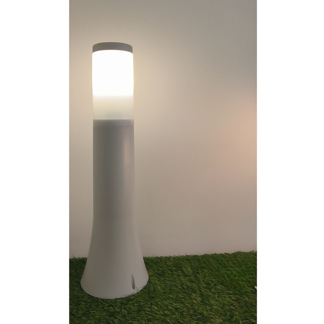 Baliza Exterior PC + PP Moderna con Portalámparas E27 - Iluminación Patios y Jardines
