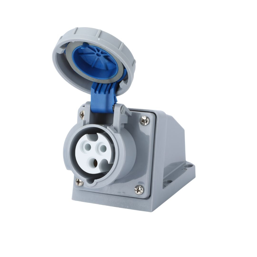 Base fjja industrial IP67 con tapa – 16A / 32A – Varias configuraciones