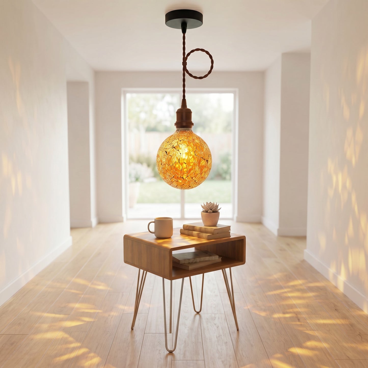 Ampoule LED décorative Globe G125 Tiffany Orange E27 4W