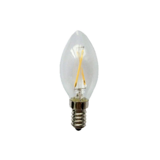 Bombilla Vela Filamento LED E14 1,5W en Colores