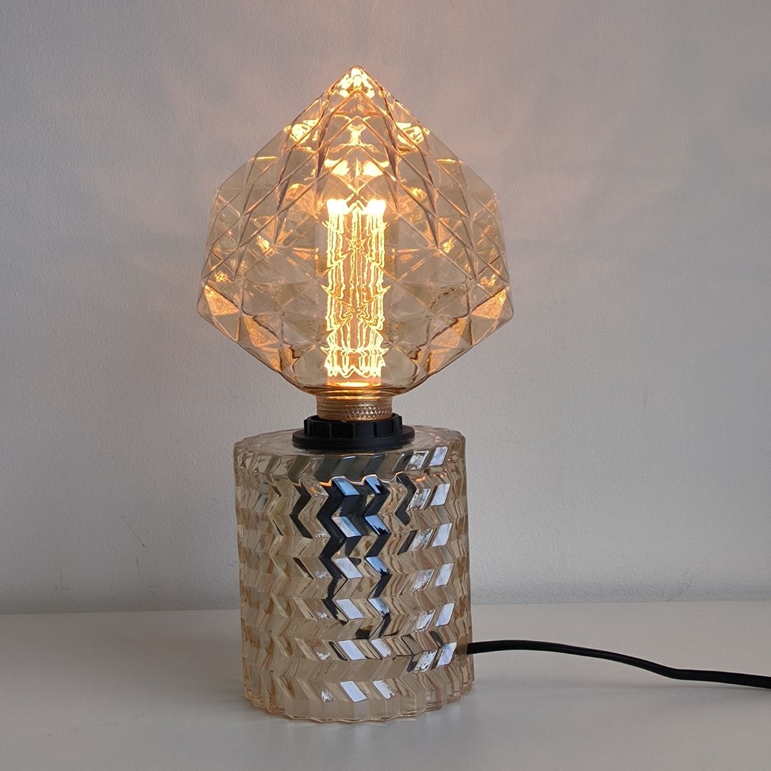 Lâmpada LED E27 Diamante Dourado 1800k 4W
