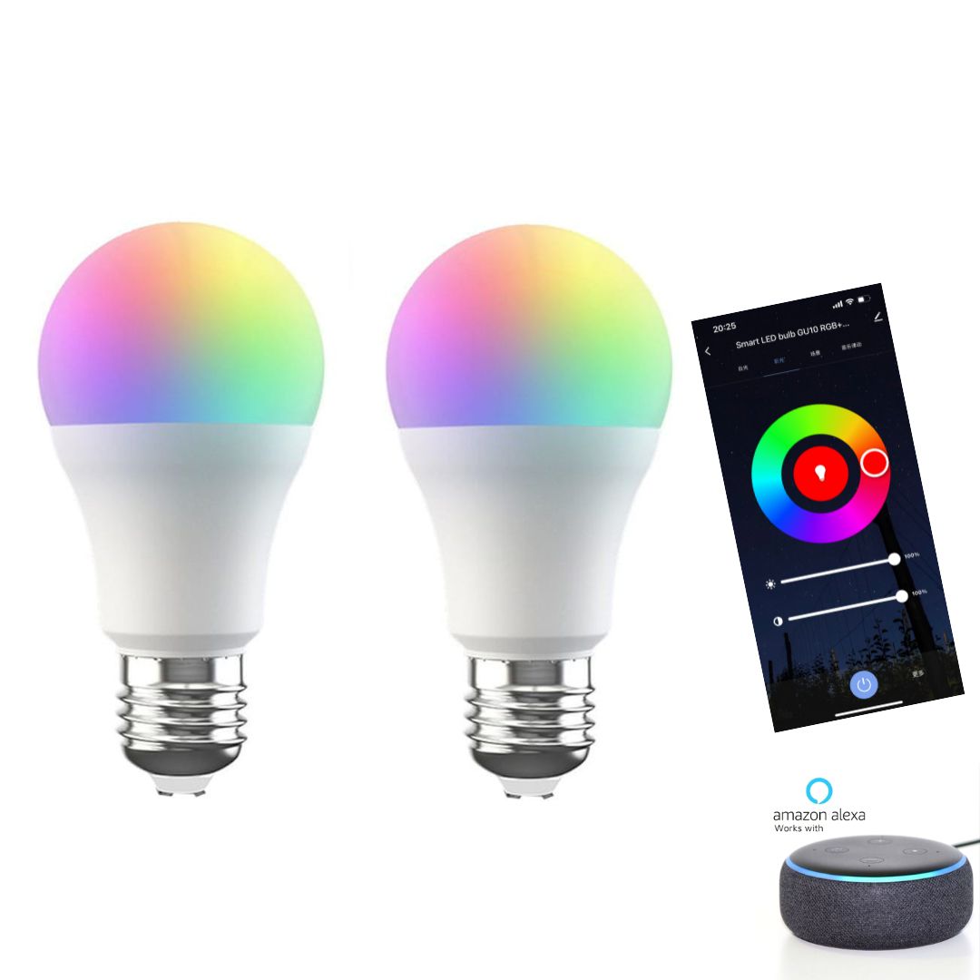 Ampoule Wifi Led Intelligente Standard A90 9W RGBW et CTT (2700K-6500K)