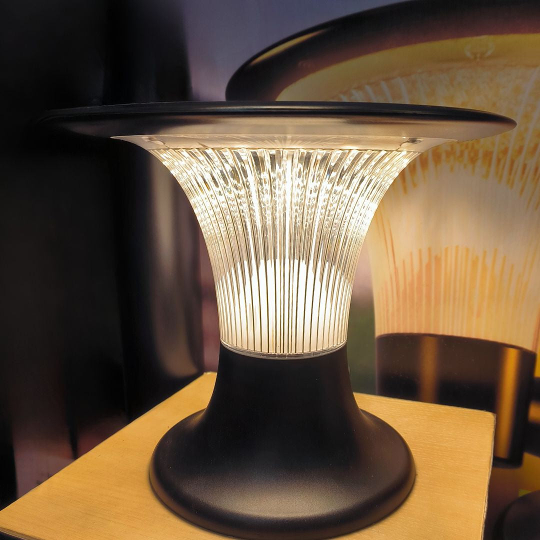 Cabeza de Farola LED Solar con Cambio de Tono CCT y Sensor 15W, 2200lm, IP65