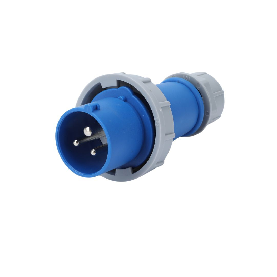 Clavija aérea industrial IP67 con arandela de seguridad – 16A / 32A – Varias configuraciones