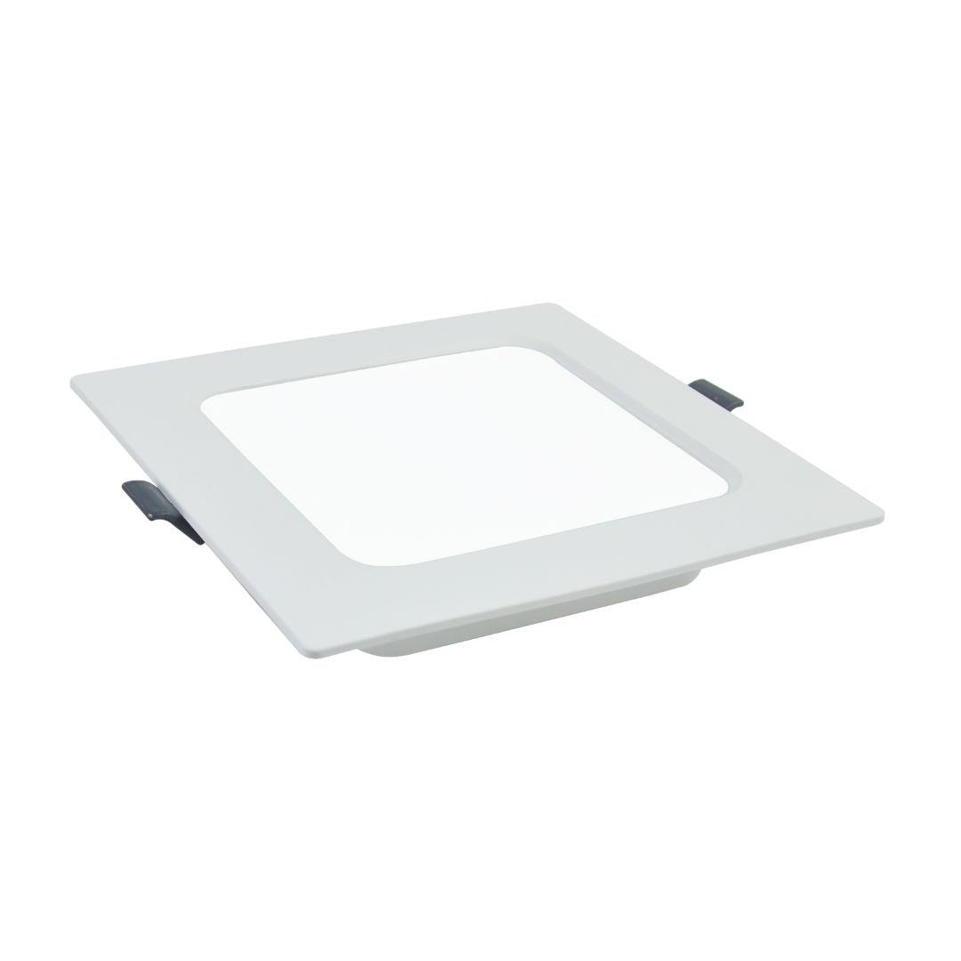 Downlight LED embutido 12W 4000K Corte quadrado 140-150mm