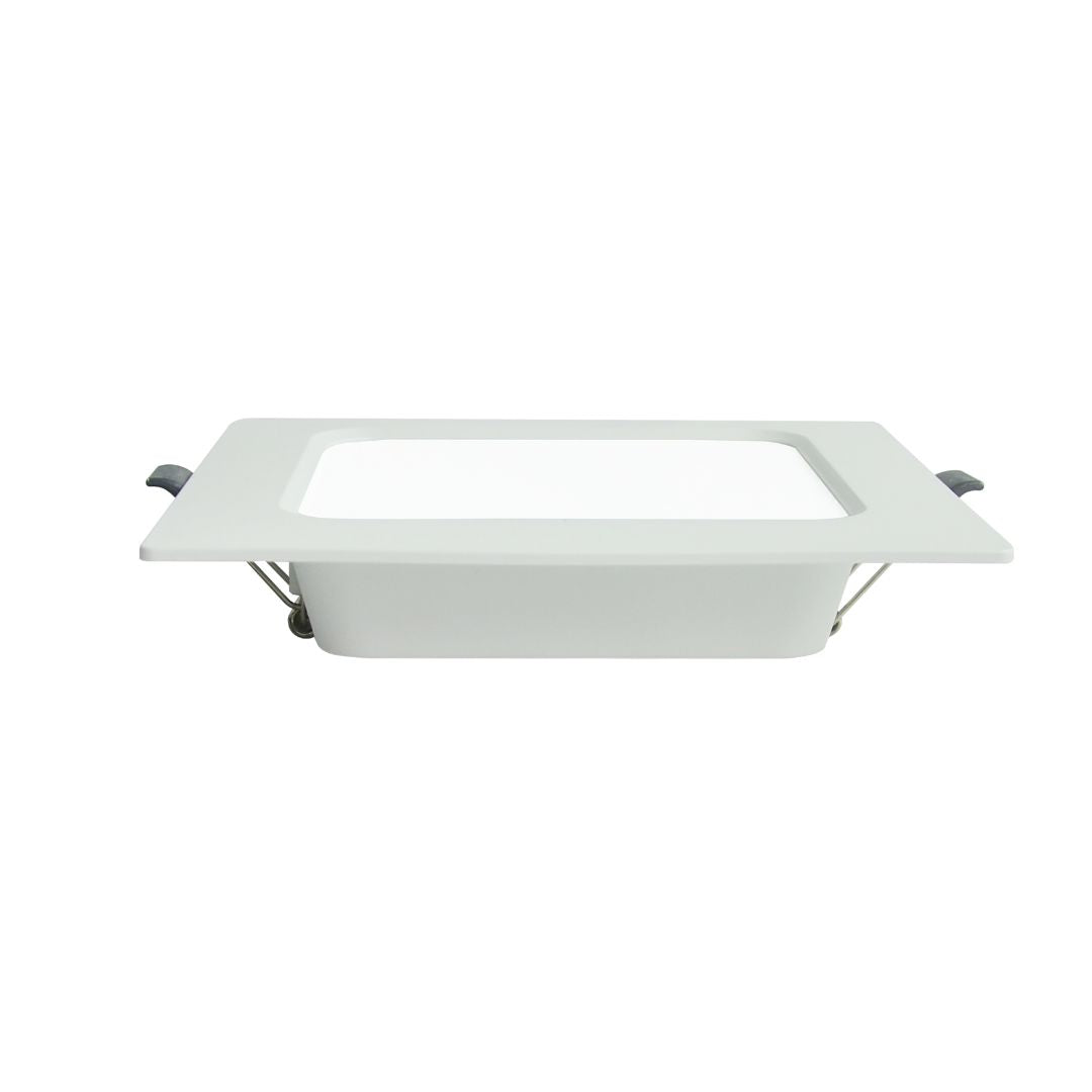 Downlight LED embutido 12W 4000K Corte quadrado 140-150mm