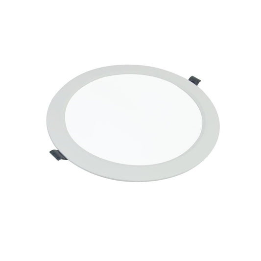 Downlight LED embutido 12W 3000K Corte redondo 140-150mm