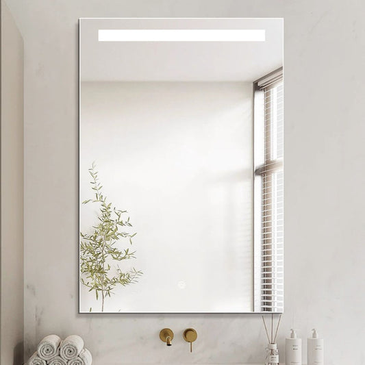 Miroir de salle de bain avec lumière LED ronde 3000k 37,5w 76x76cm