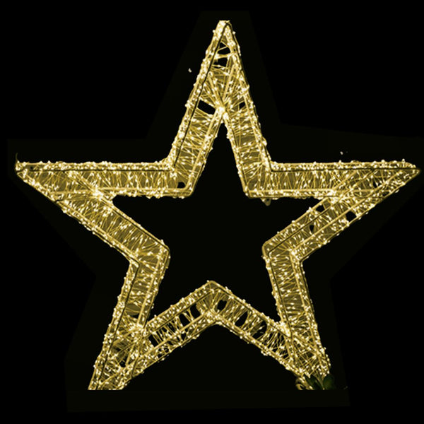 Estrella Luminosa de Navidad 50cm 1440 Leds Luz Cálida 3000k