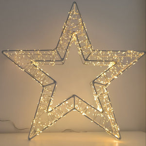 Estrella Luminosa de Navidad 50cm 1440 Leds Luz Cálida 3000k