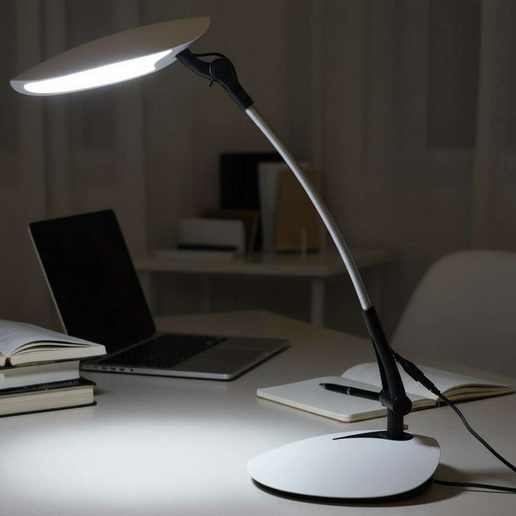 Flexo LED de Escritorio 9W 6400K - Iluminación para tu Espacio de Trabajo