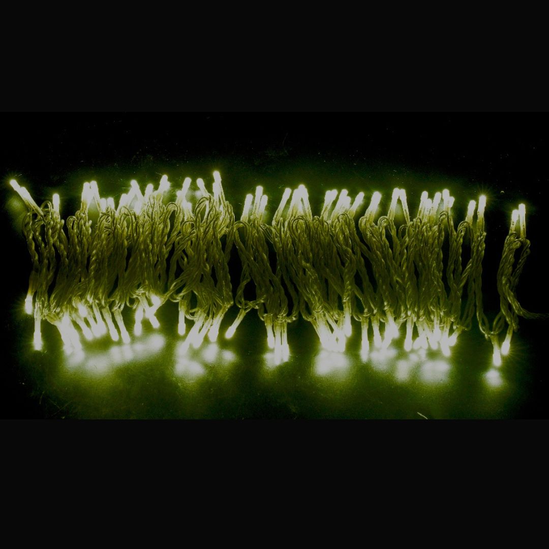 144 LEDs Amarelos – Internos e Externos, Ligação em Série