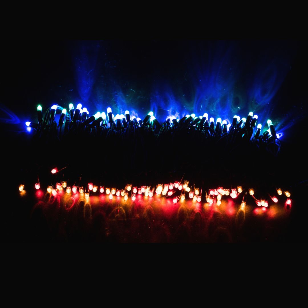 144 Luzes LED Multicoloridas – Internas e Externas, Ligação em Série