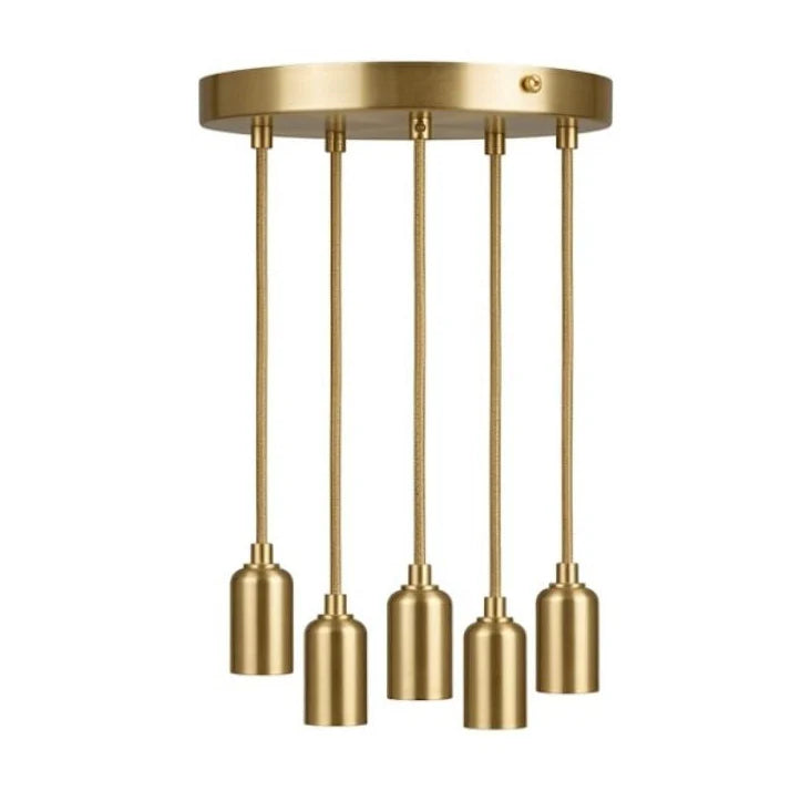Lámpara de Techo Colgante 5 Luces E27 – Diseño Moderno