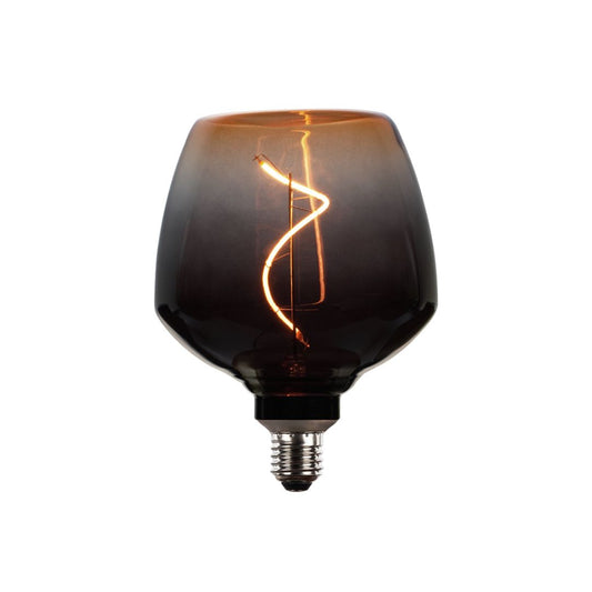 Bombilla Decorativa Filamento Led E27 4w 1800k Degradado Negro y Naranja