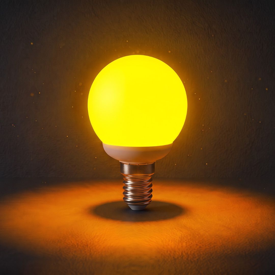 Bombilla LED Esférica E14 5,5W de Colores 270°
