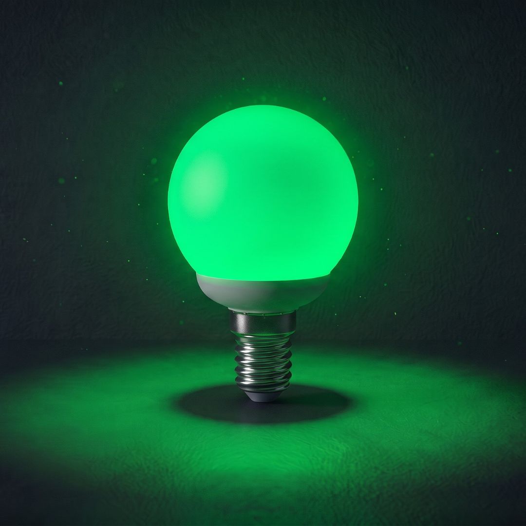Bombilla LED Esférica E14 5,5W de Colores 270°