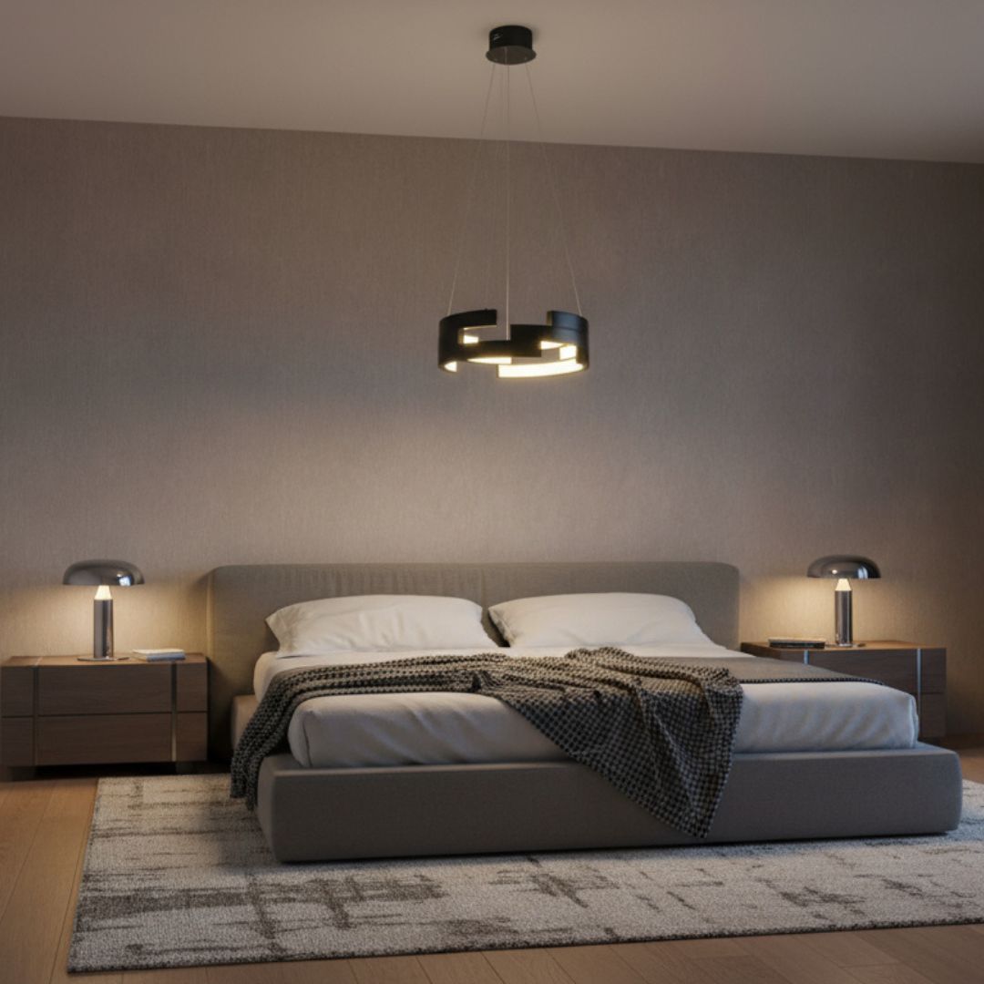 Candeeiro suspenso LED moderno 78W 3000k