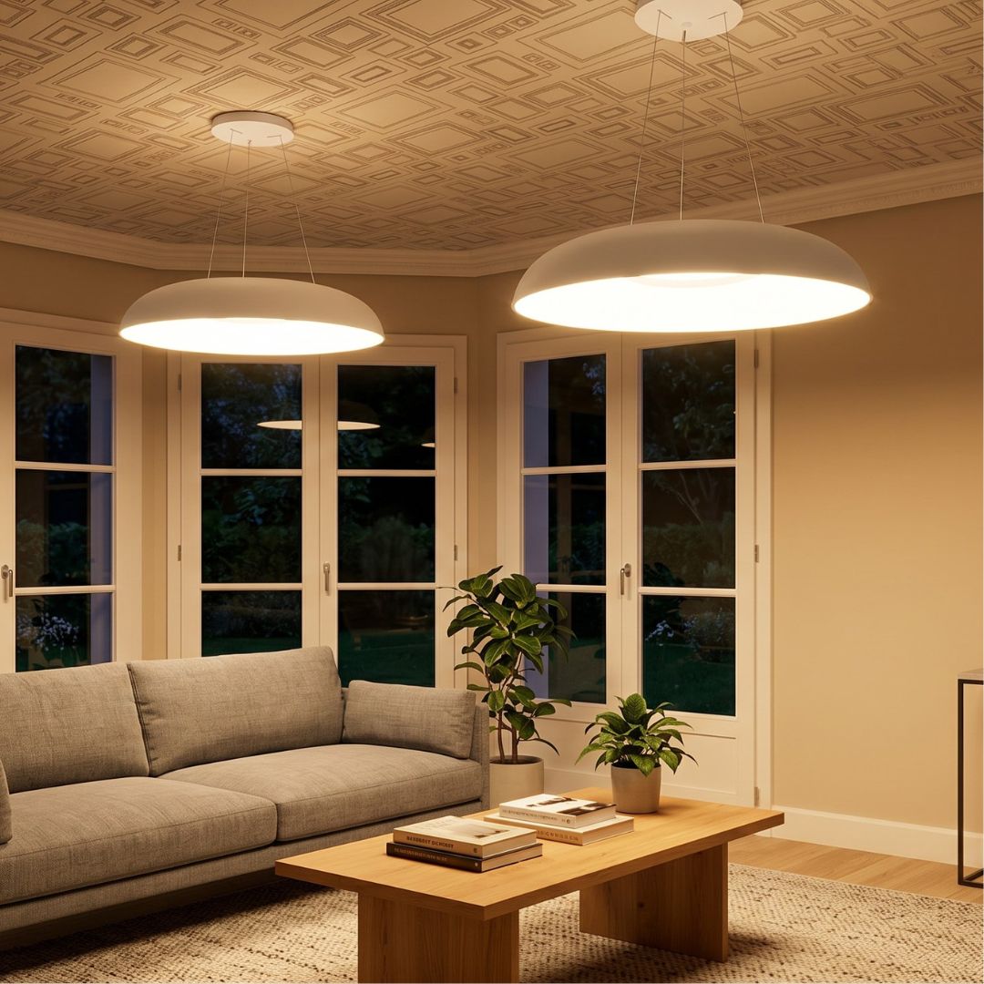 Lámpara Colgante LED 80W 3000K Regulable en Intensidad