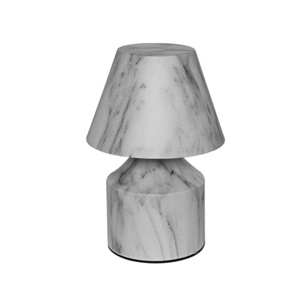 Candeeiro de mesa LED recarregável de 1,5 W com mudança de tom de luz e intensidade de brilho de toque