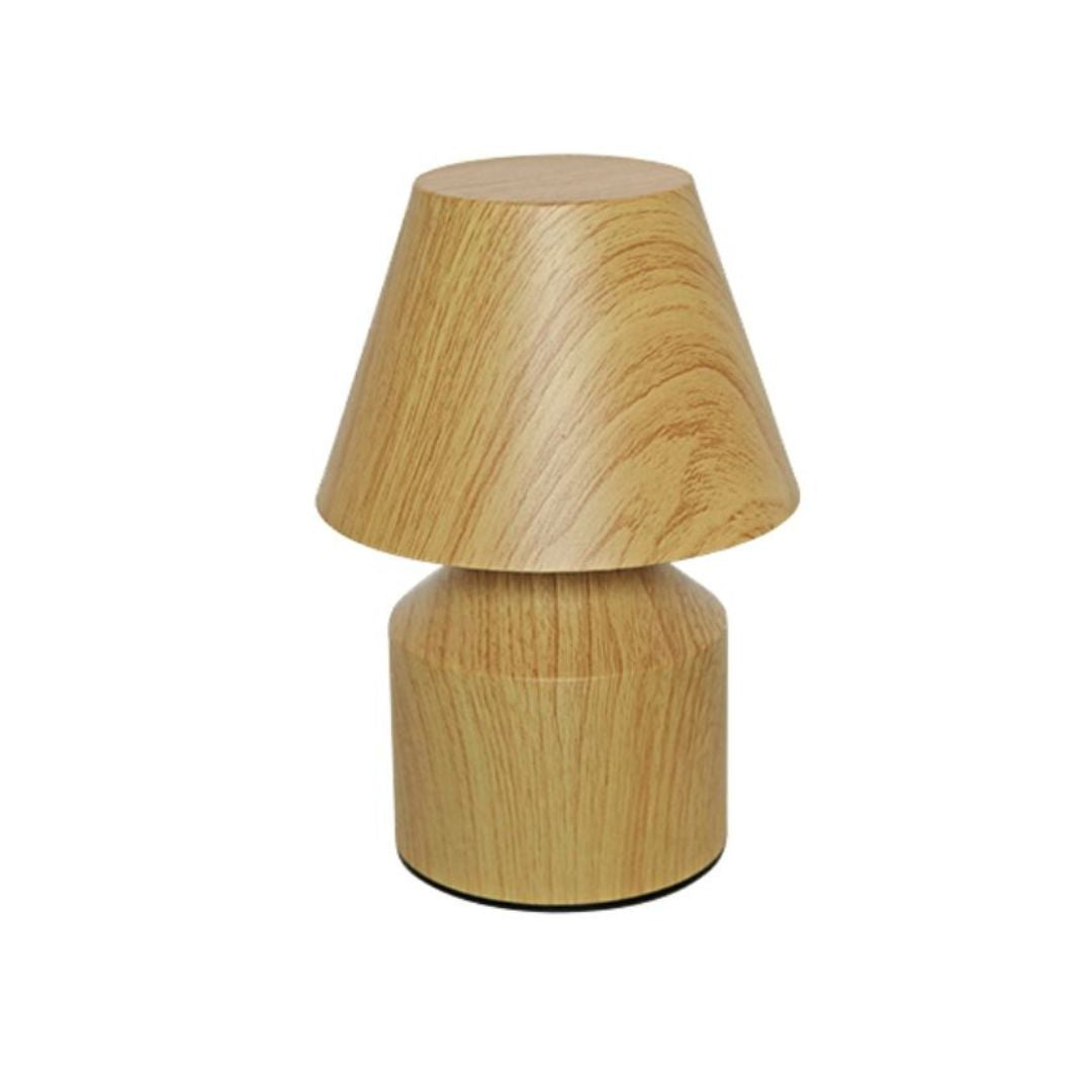 Candeeiro de mesa LED recarregável de 1,5 W com mudança de tom de luz e intensidade de brilho de toque