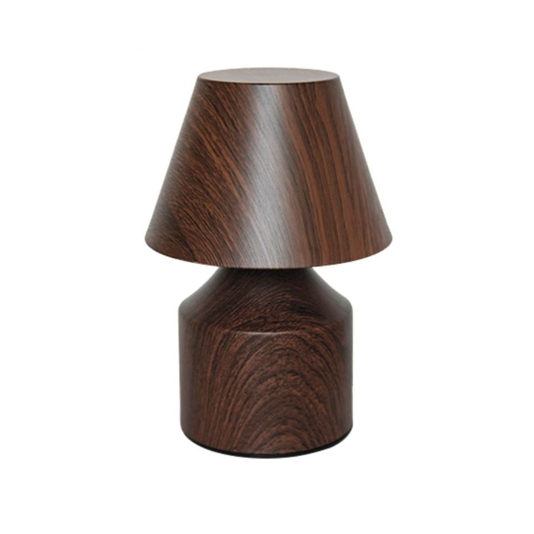 Candeeiro de mesa LED recarregável de 1,5 W com mudança de tom de luz e intensidade de brilho de toque