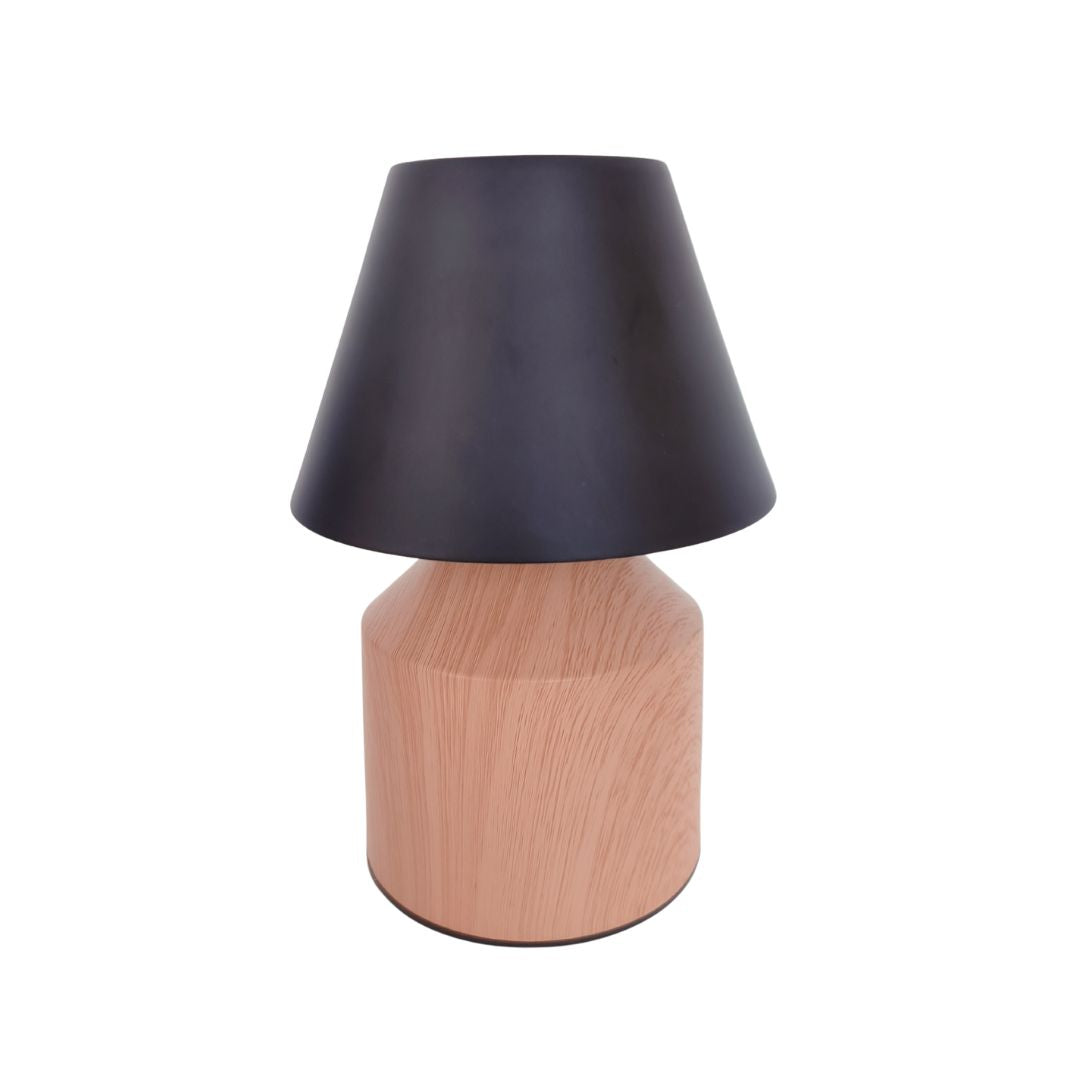 Candeeiro de mesa LED recarregável de 1,5 W com mudança de tom de luz e intensidade de brilho de toque