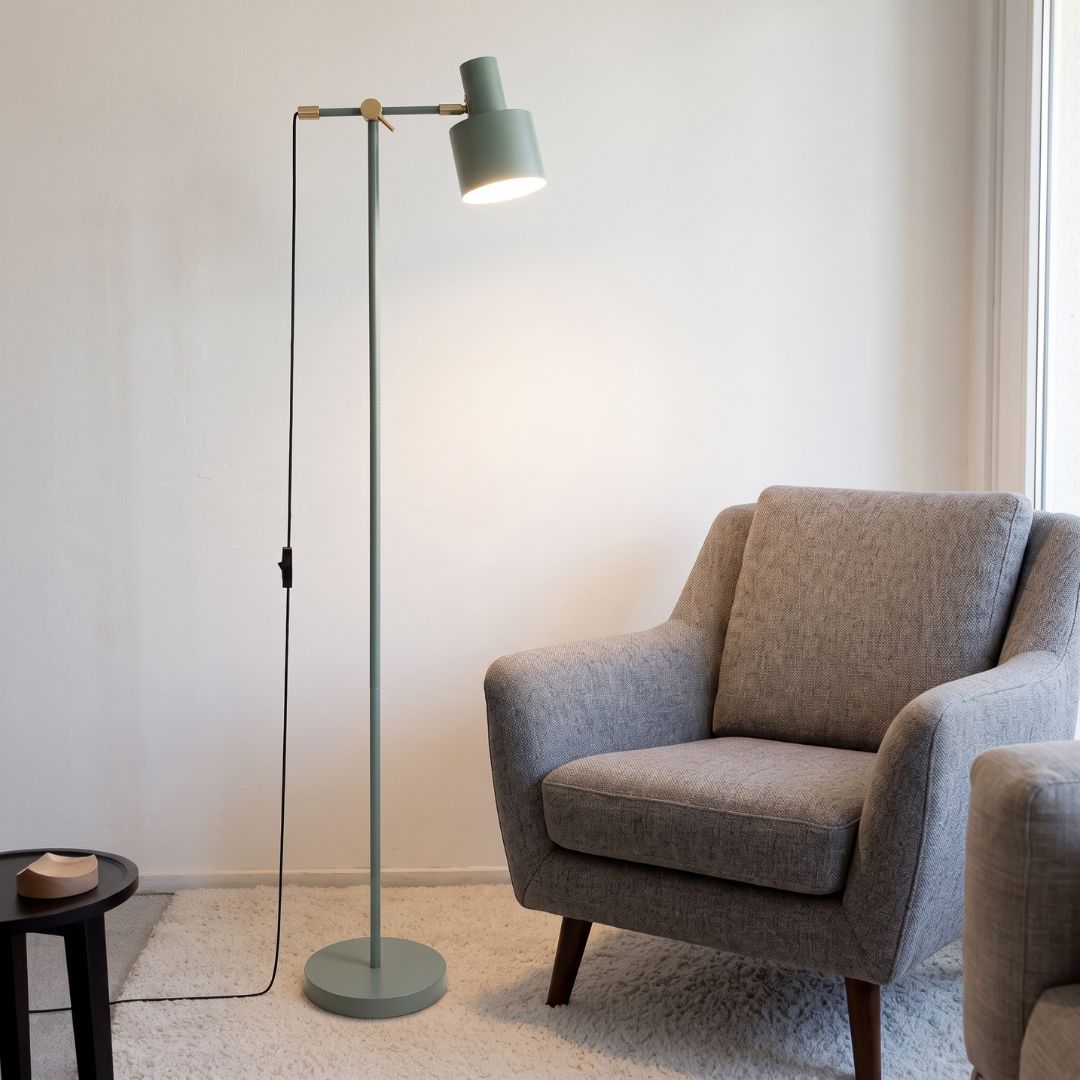 Lampadaire articulé en métal Serantes