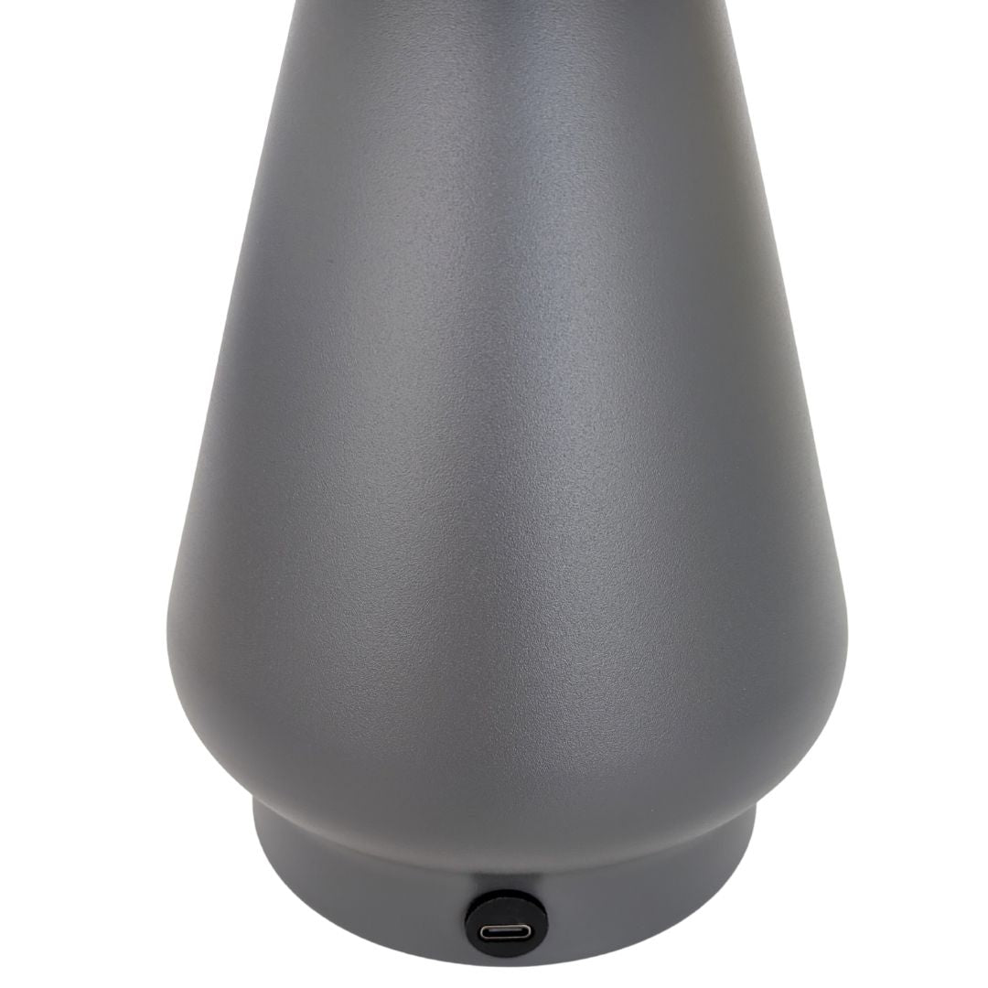 Lampe de table tactile LED rechargeable de 1,5 W avec changement de tonalité et d'intensité lumineuse