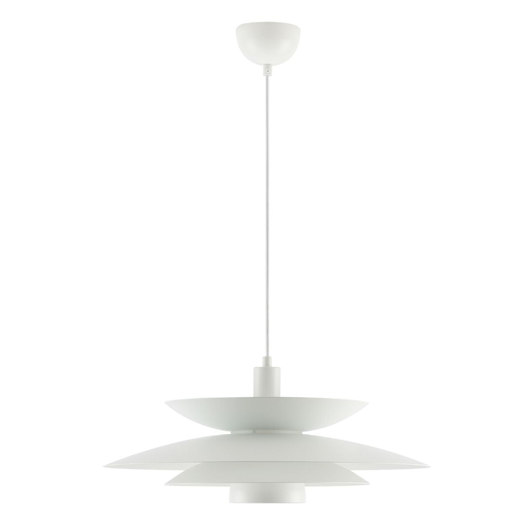 Lampe à suspension LED 72W 3000K avec abat-jour en toile de jute