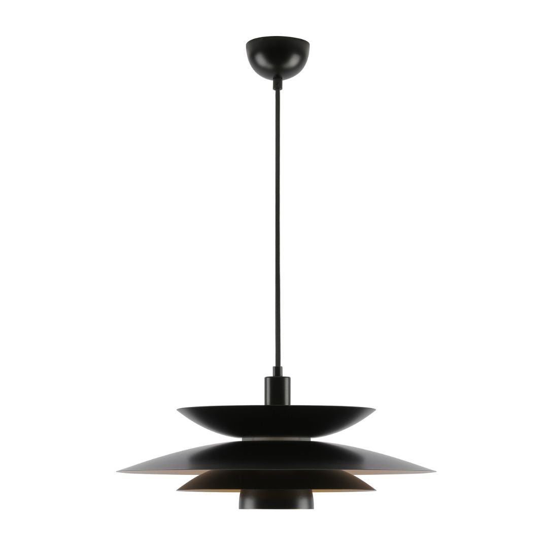 Lampe à suspension LED 72W 3000K avec abat-jour en toile de jute