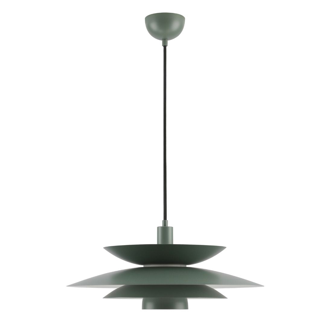 Lampe à suspension LED 72W 3000K avec abat-jour en toile de jute
