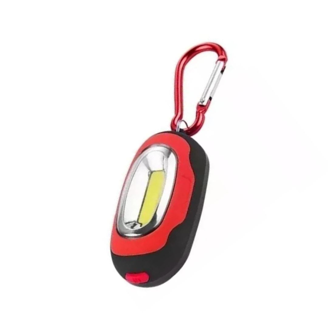Linterna LED 1W Compacta con 3 Modos,  Mosquetón e Imán