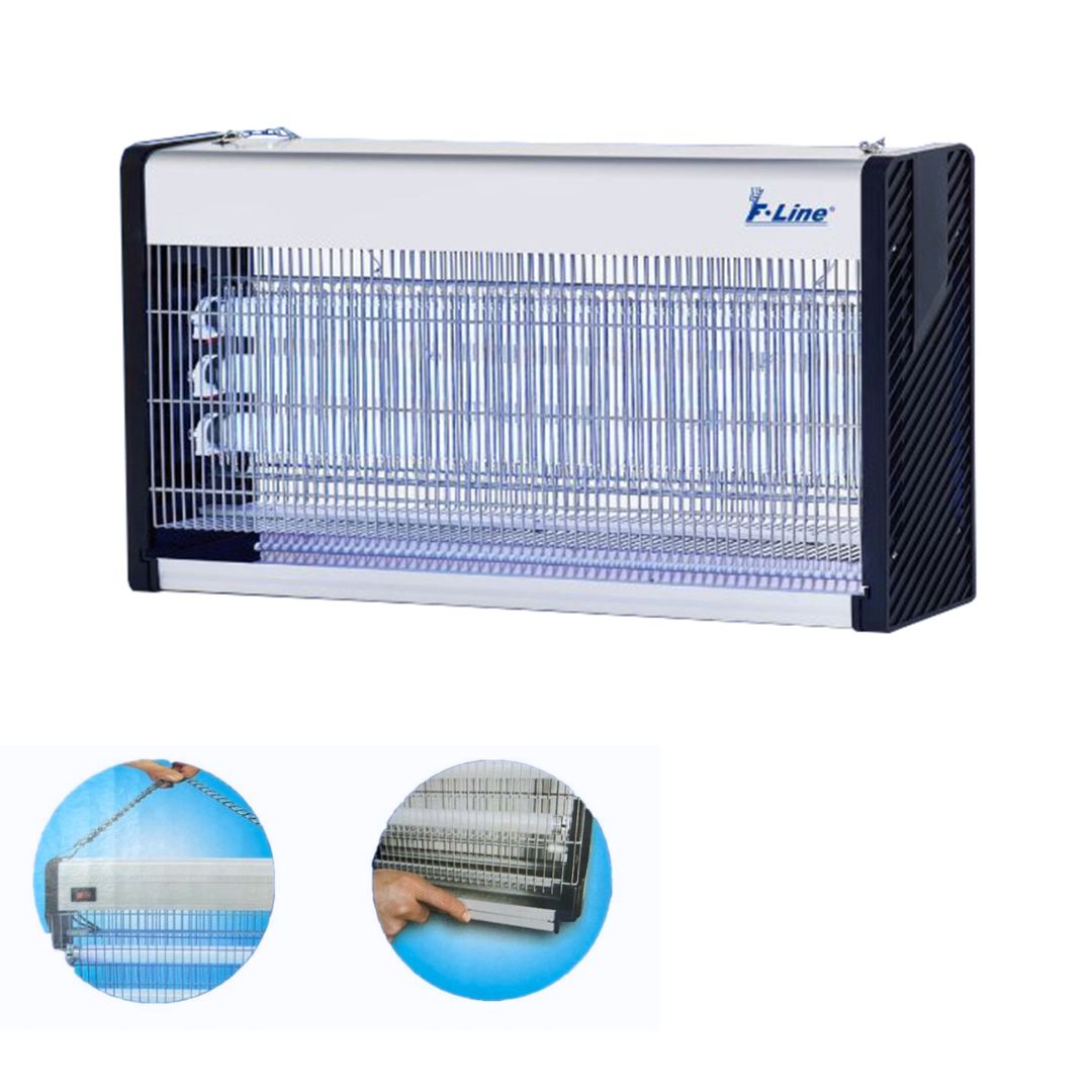 Insecticide électrique à LED 3x10W avec grille et réservoir amovible – Couverture 200 m²
