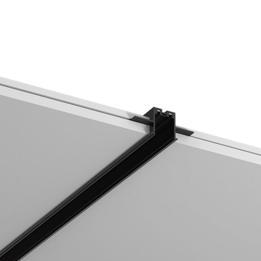 Mini Carril Magnético Negro Empotrar -Especial Escayola y Obra Nueva (1m, 2m y 3m)