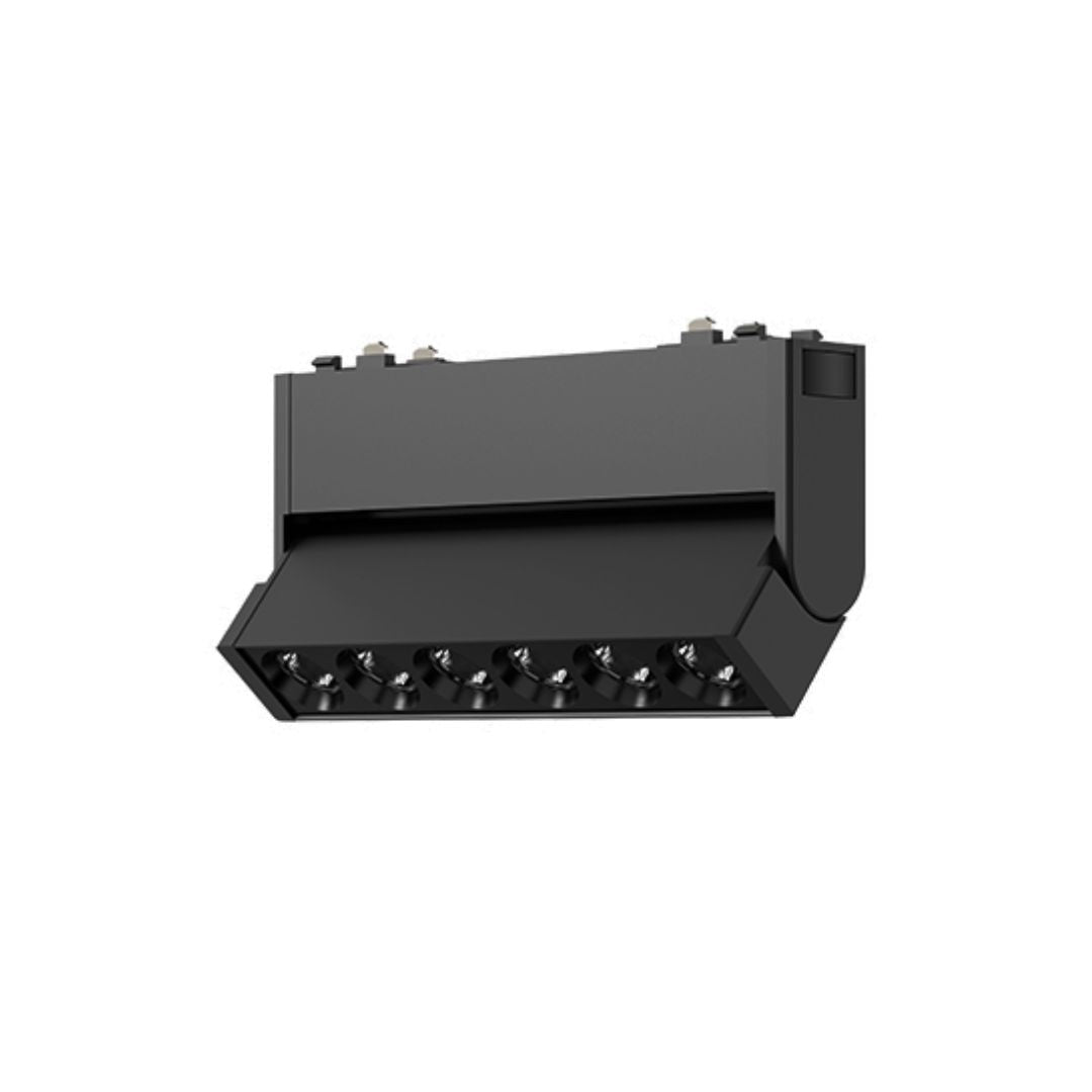 Foco Lineal con 6 Mini Focos LED Orientables para Mini Carril Magnético – CTT