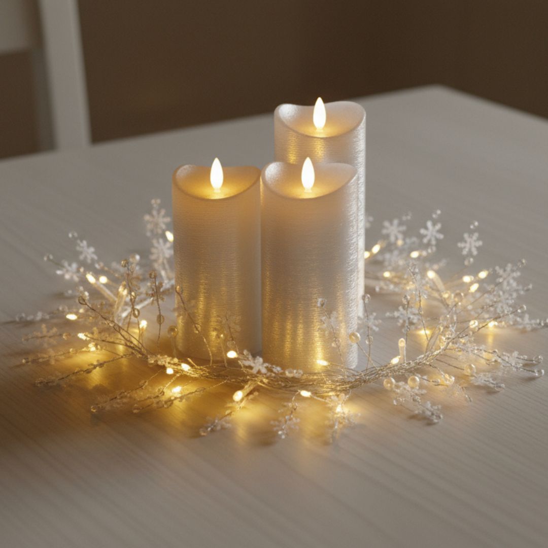 Pack de Guirnaldas LED Clásico Navideño – 2 Guirnaldas 1,2m