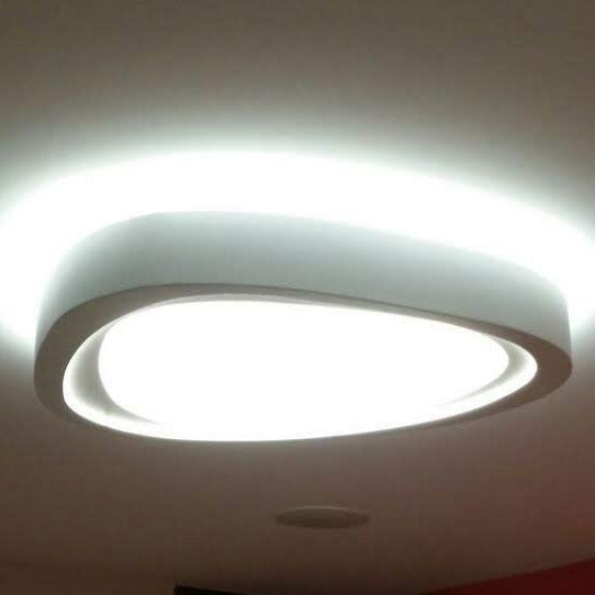 Plafonnier LED Moderne 48W 3000K - Éclairage Efficace et Style Contemporain